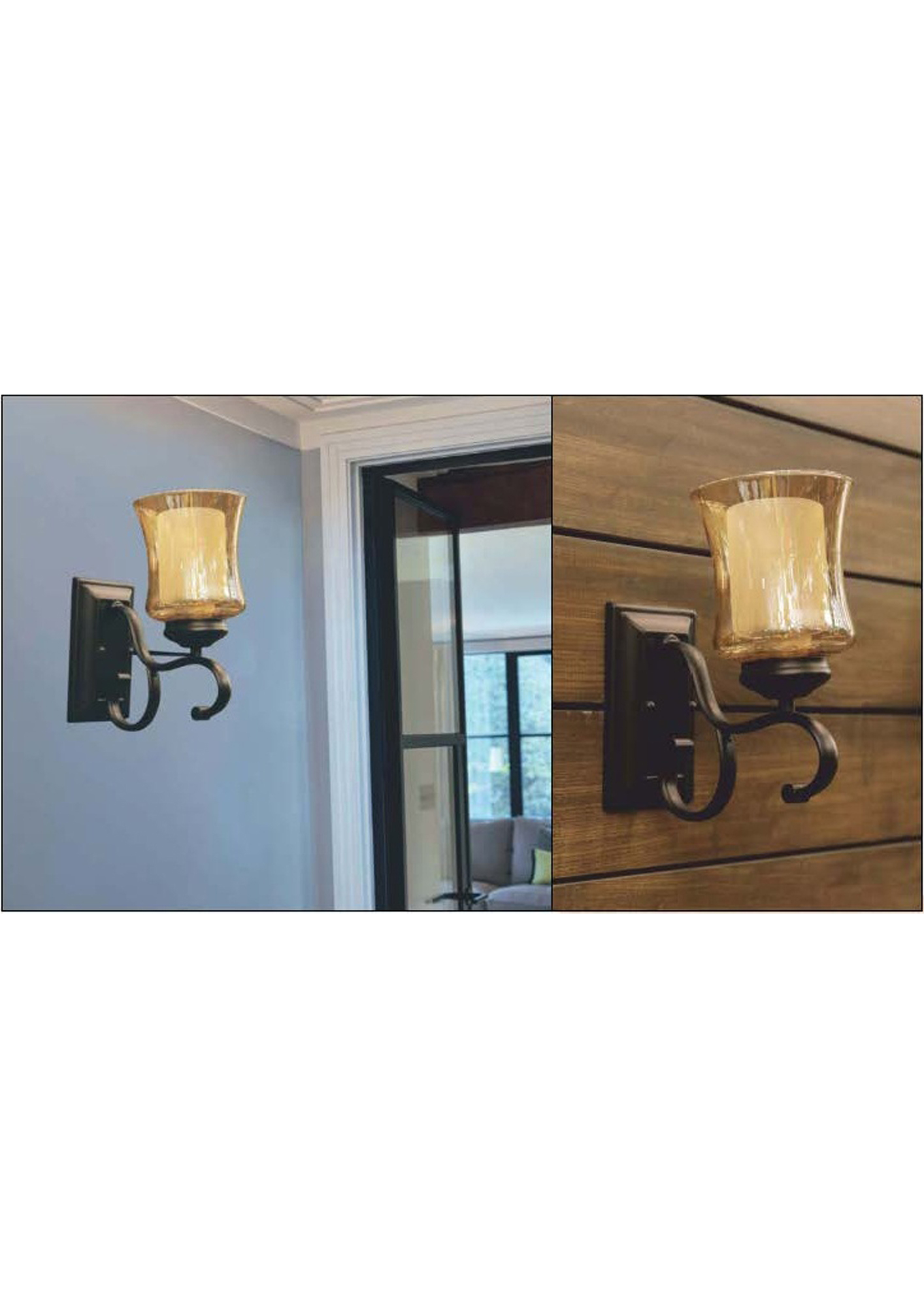 Beyond Lights - Metal Wall Sconce- GL